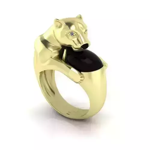Leopard ring Model 3401