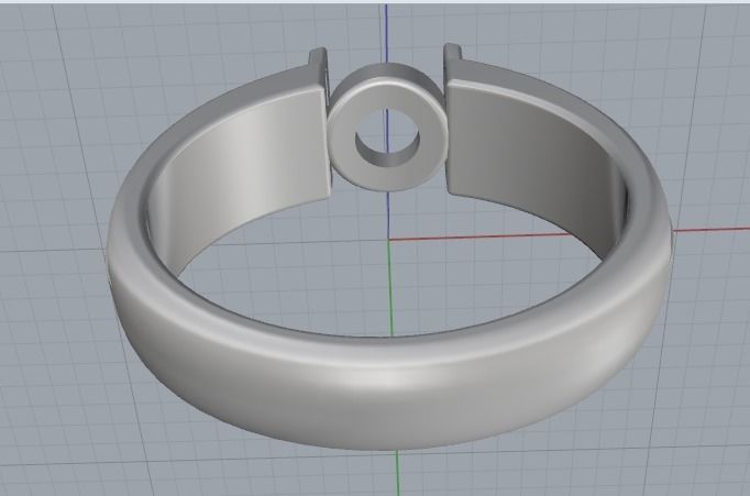 Engagement halo rings Model 3398 3D print model_5