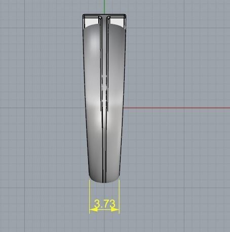 Engagement halo rings Model 3398 3D print model_8