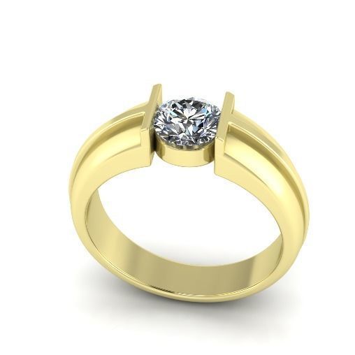 Engagement halo rings Model 3398 3D print model_1