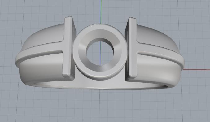 Engagement halo rings Model 3398 3D print model_3