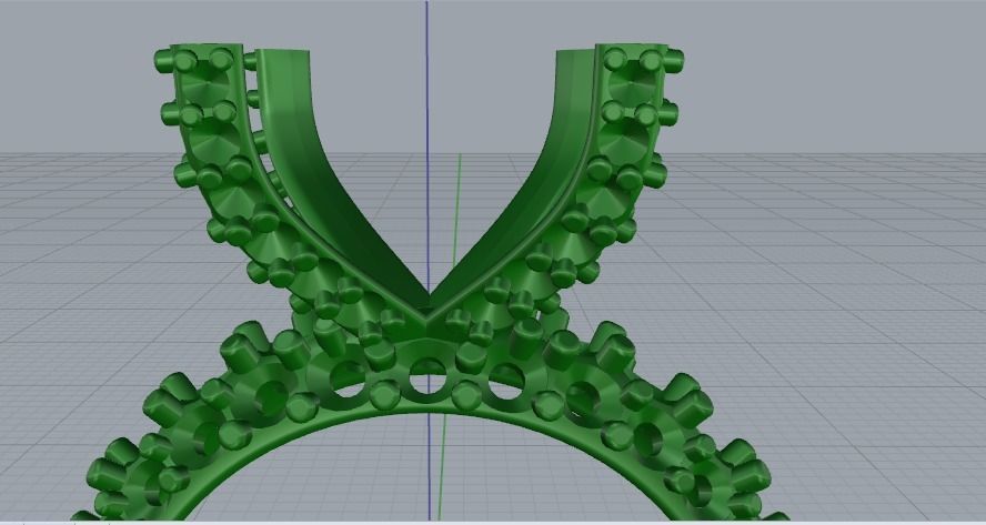 Engagement halo rings Model 3394 3D print model_3