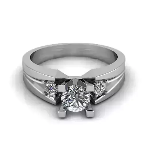 Engagement halo rings Model 3391 3D print model