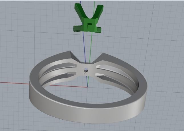 Engagement halo rings Model 3391 3D print model_4