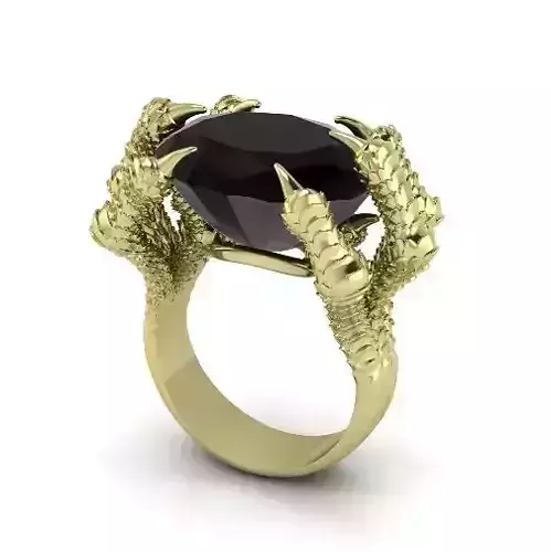 Dragon paw ring Model 3390 3D print model