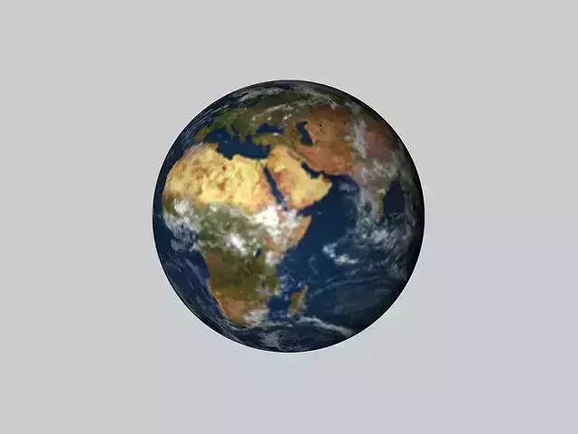 Low Poly Planet earth Free low-poly 3D model