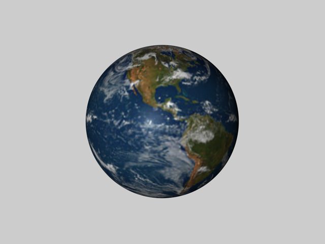Low Poly Planet earth Free low-poly 3D model_2