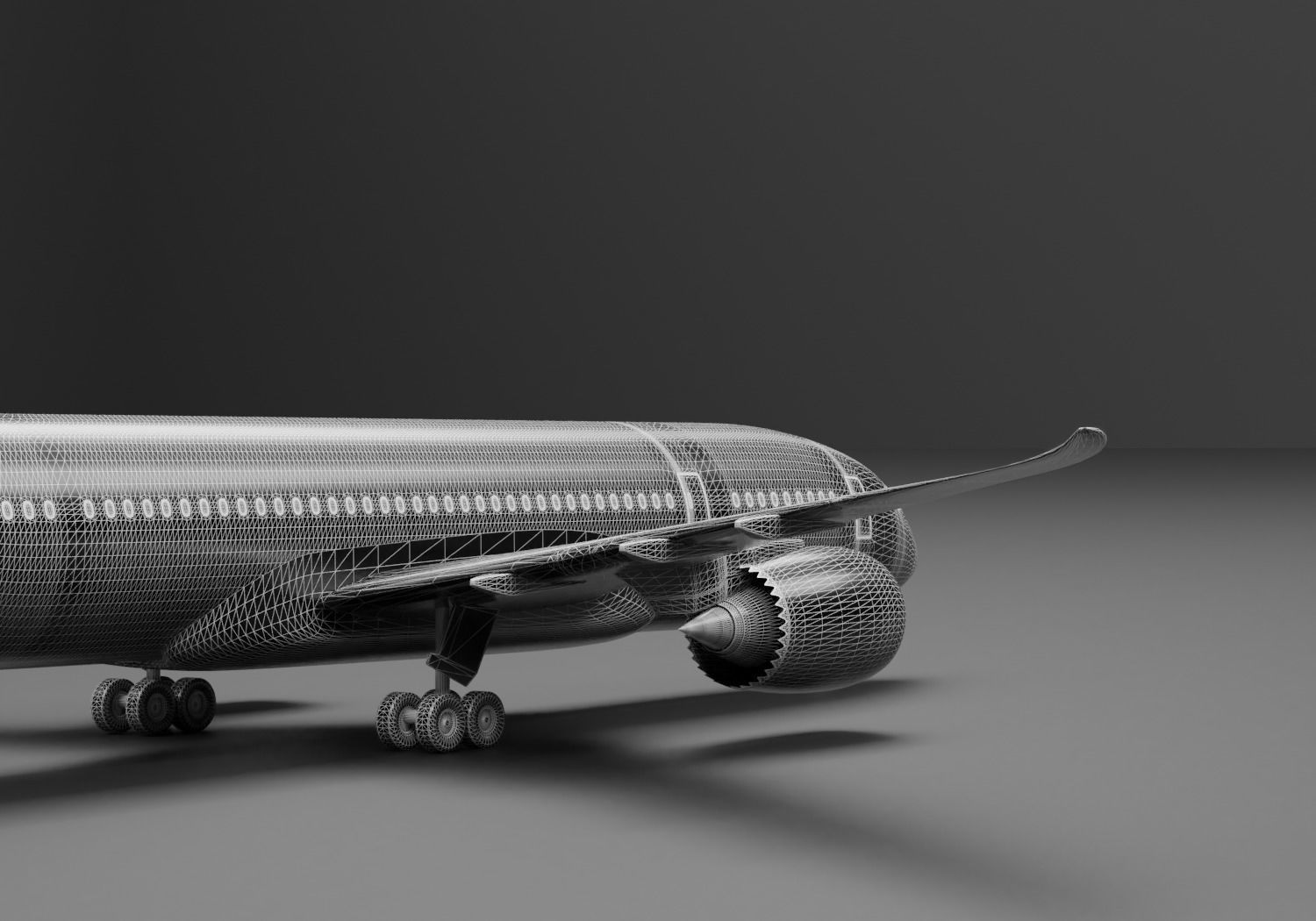 Boeing 787-8 Qatar Livery 3D model_9