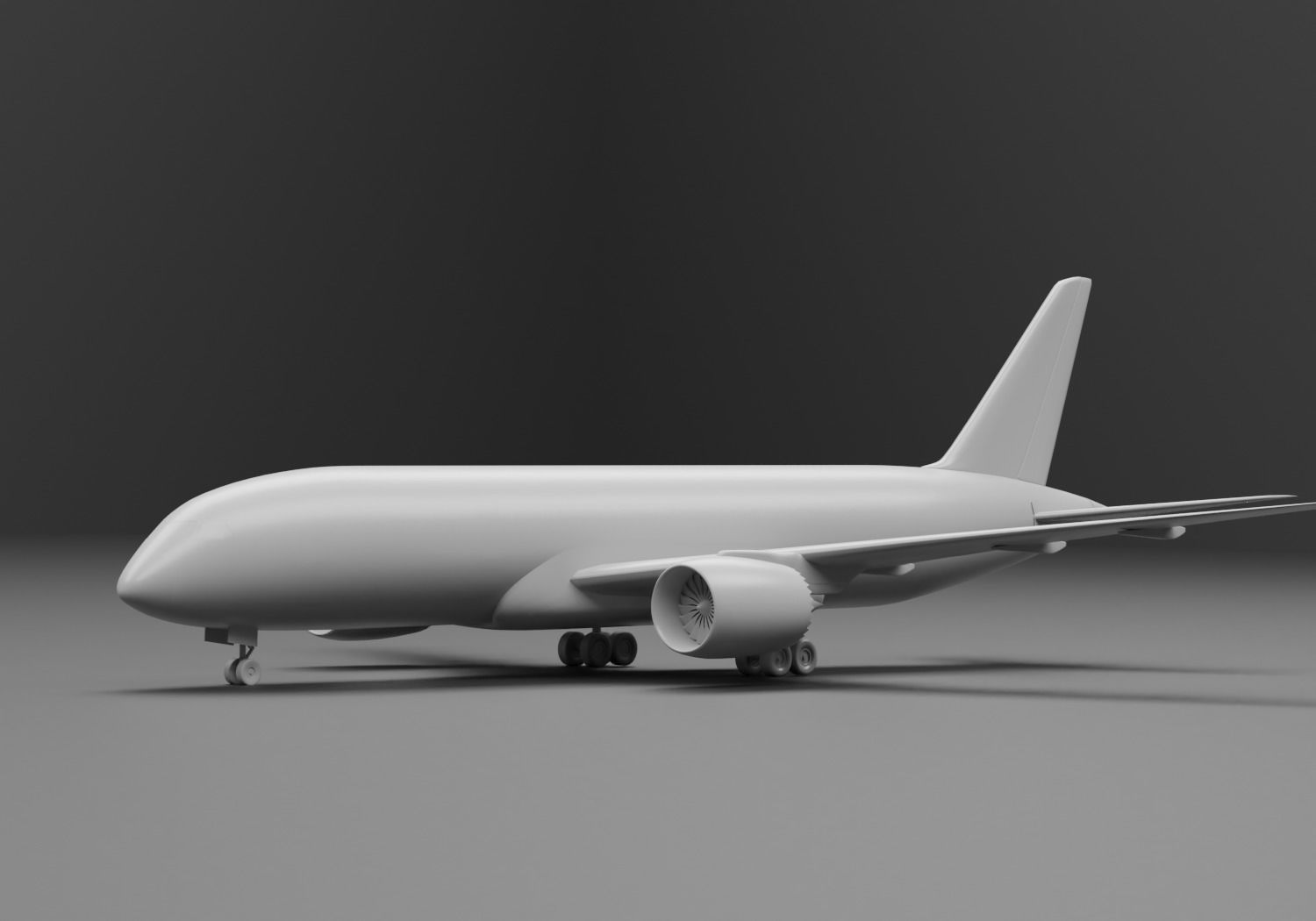Boeing 787-8 Qatar Livery 3D model_6