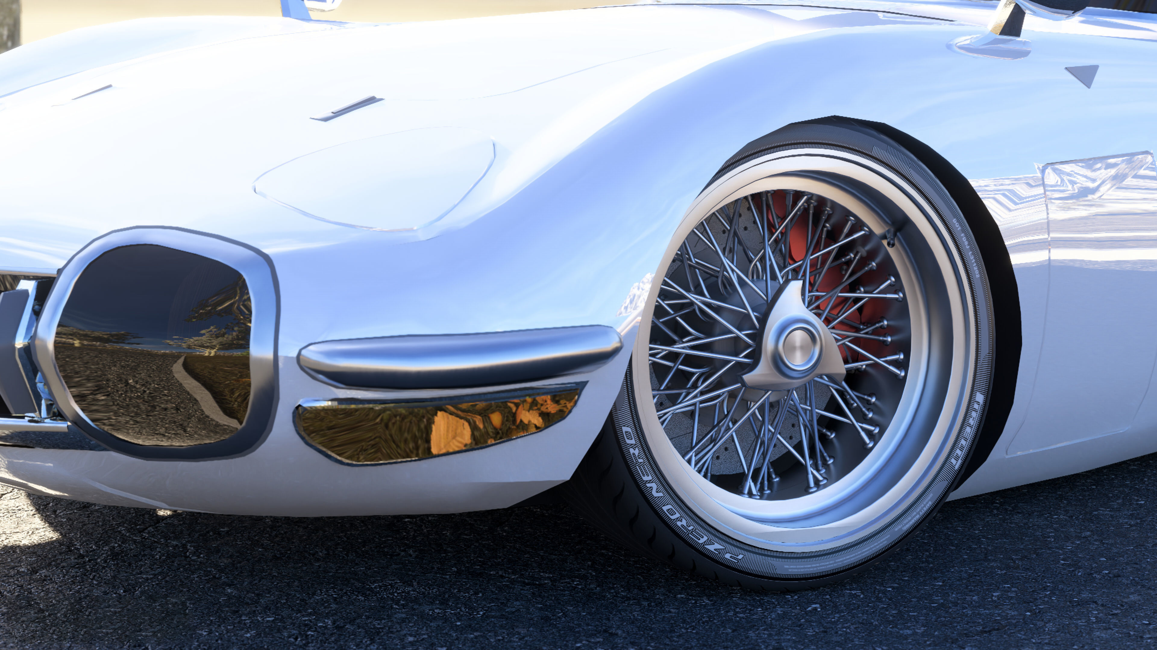 Toyota 2000GT Low-poly 3D model_4