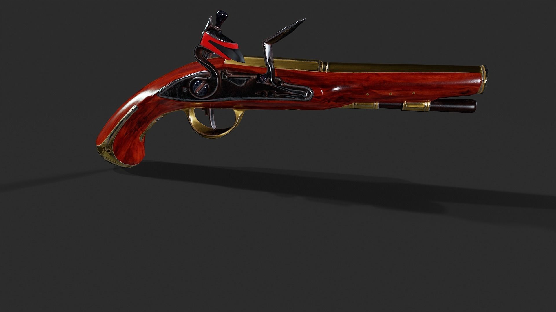 Flintlock - Low Poly Low-poly 3D model_20