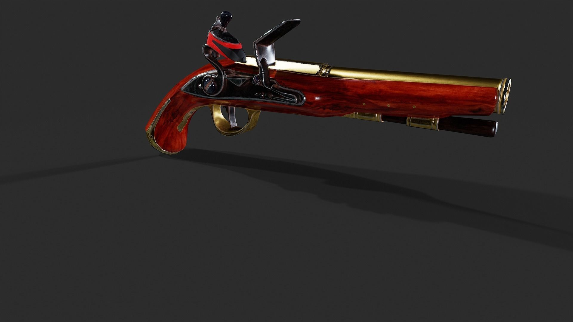 Flintlock - Low Poly Low-poly 3D model_18