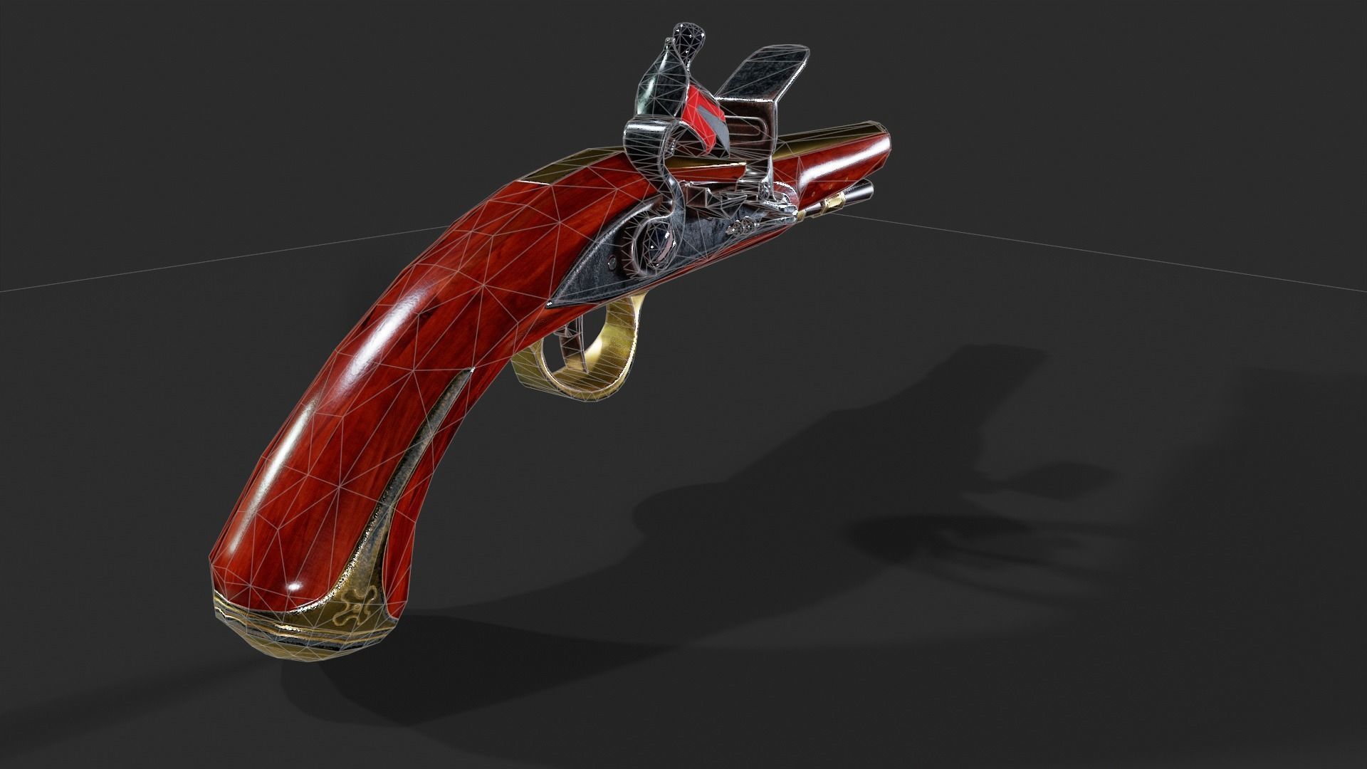 Flintlock - Low Poly Low-poly 3D model_28
