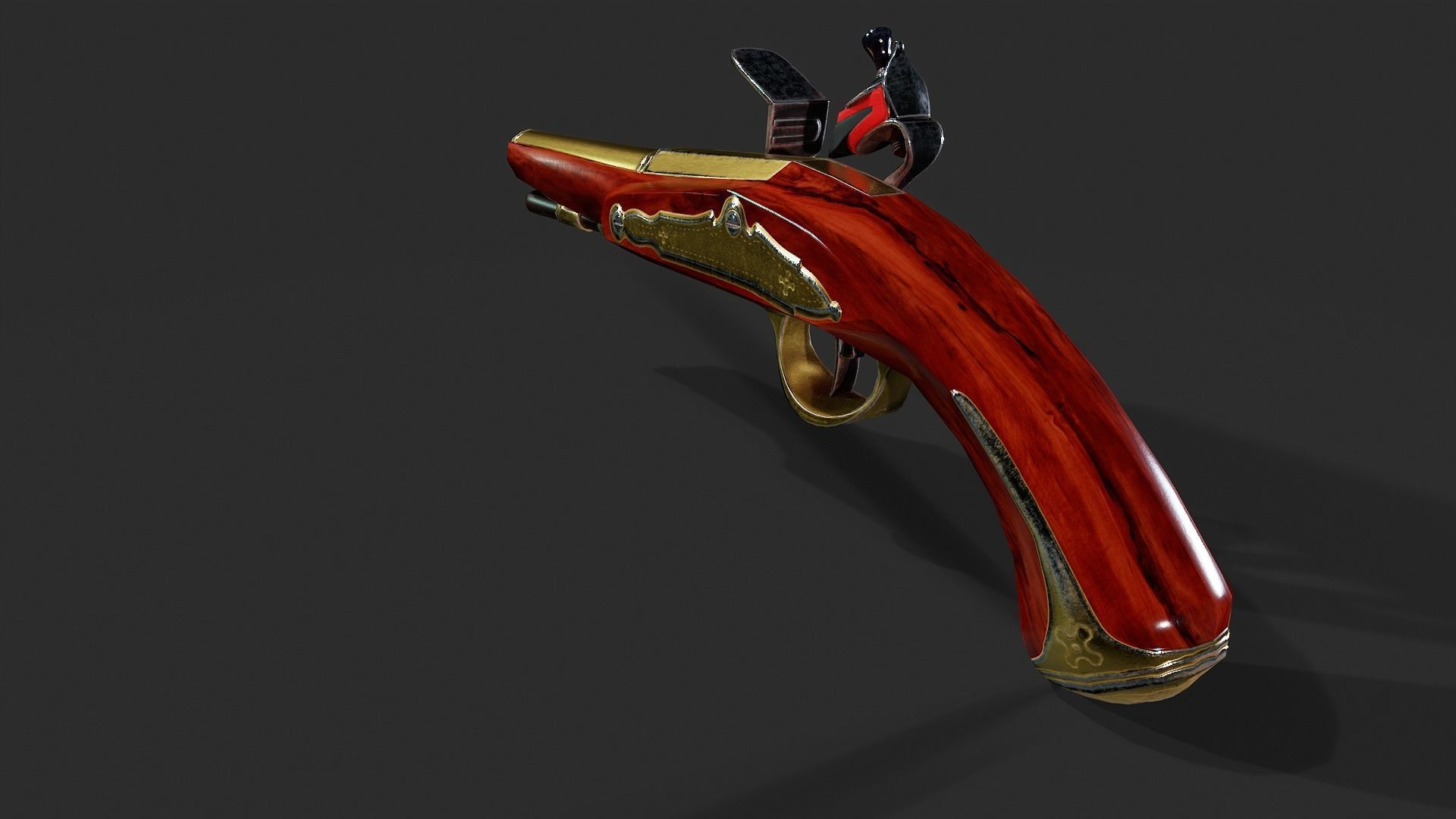 Flintlock - Low Poly Low-poly 3D model_34