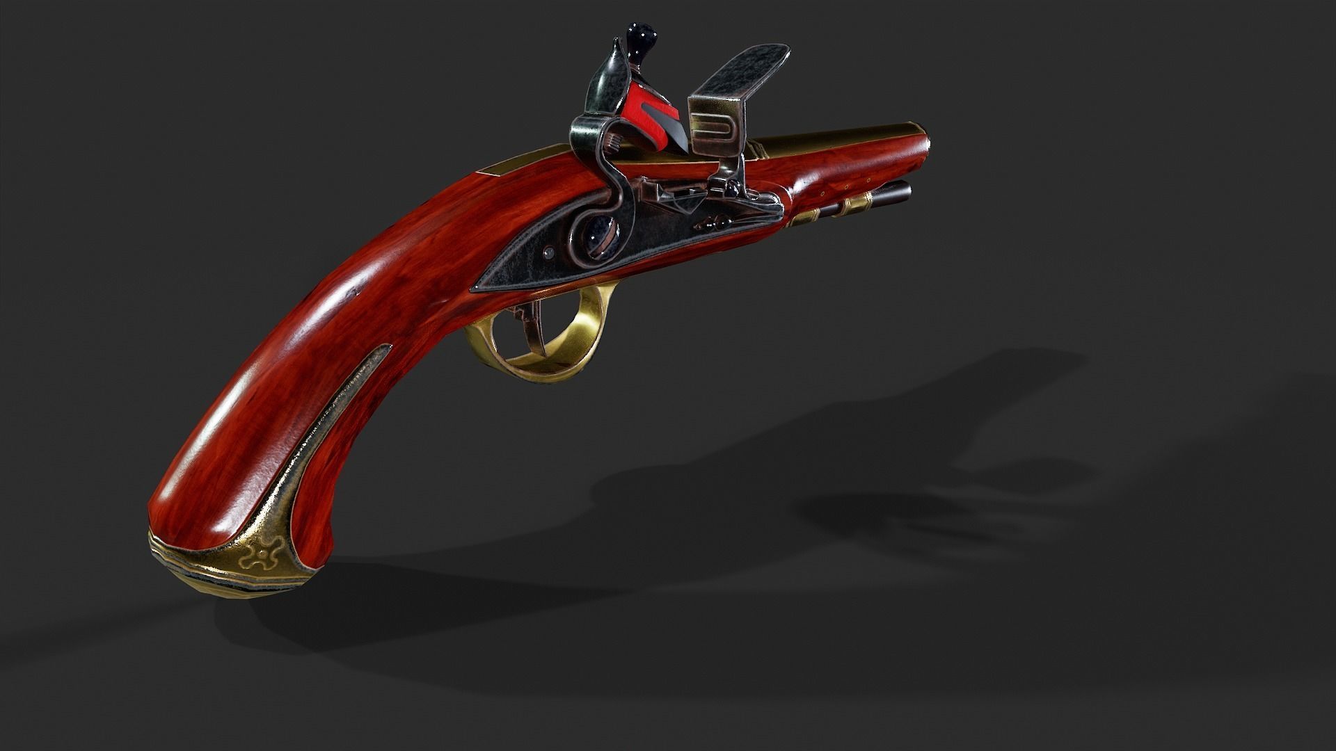 Flintlock - Low Poly Low-poly 3D model_26