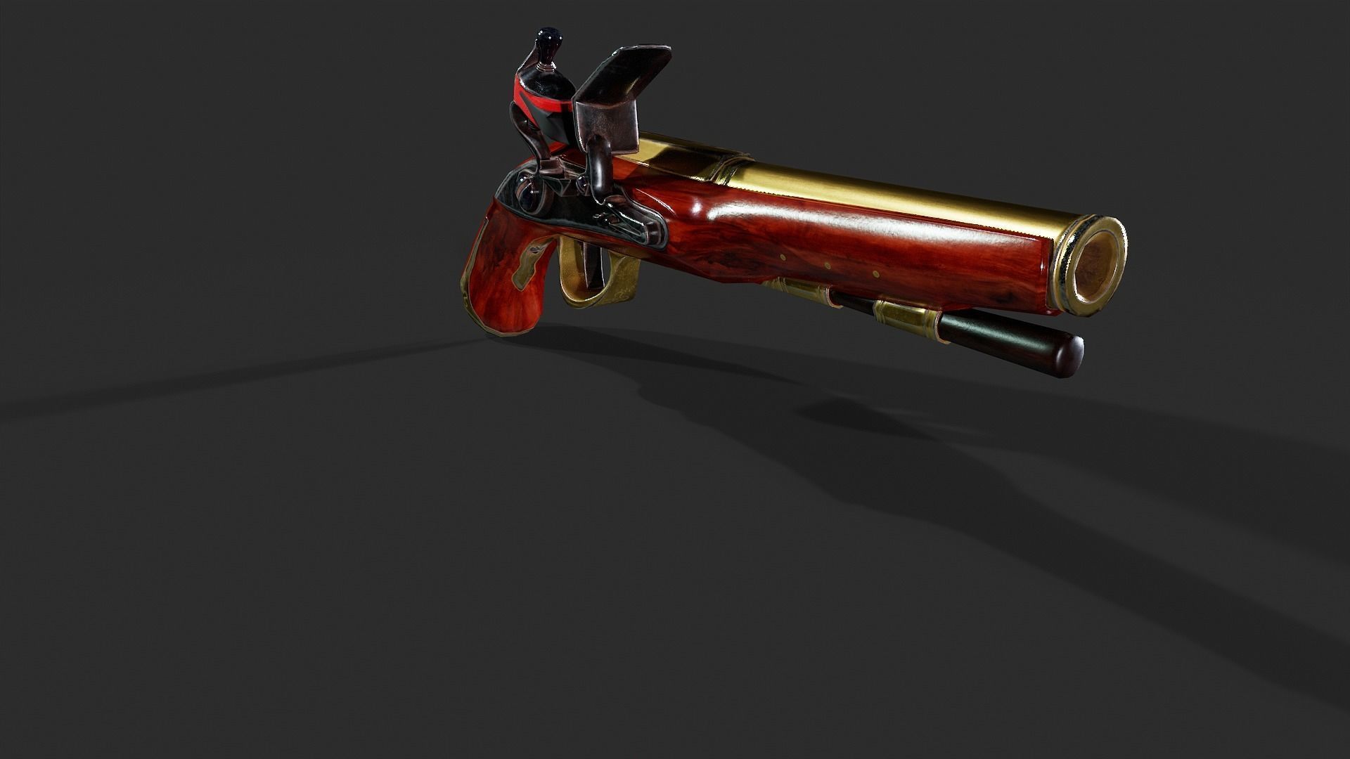 Flintlock - Low Poly Low-poly 3D model_16