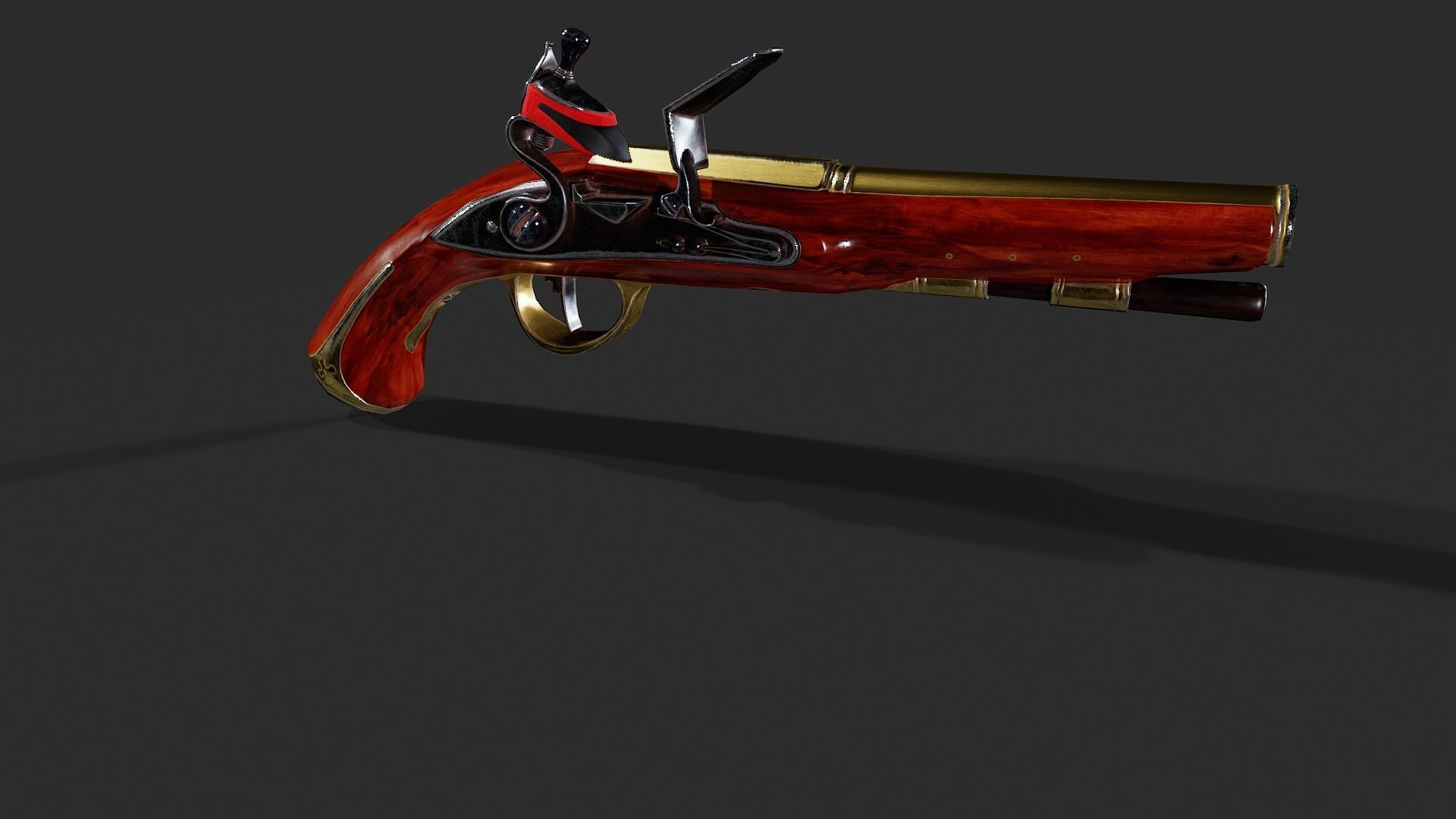 Flintlock - Low Poly Low-poly 3D model_19
