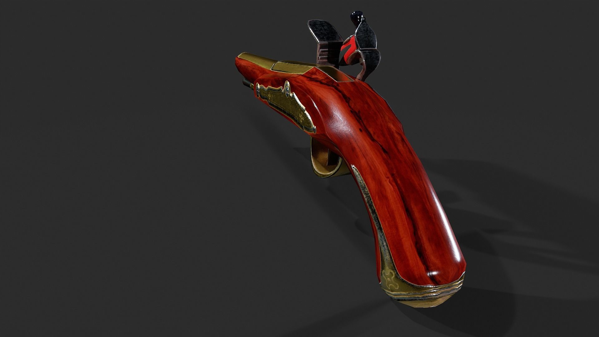 Flintlock - Low Poly Low-poly 3D model_33