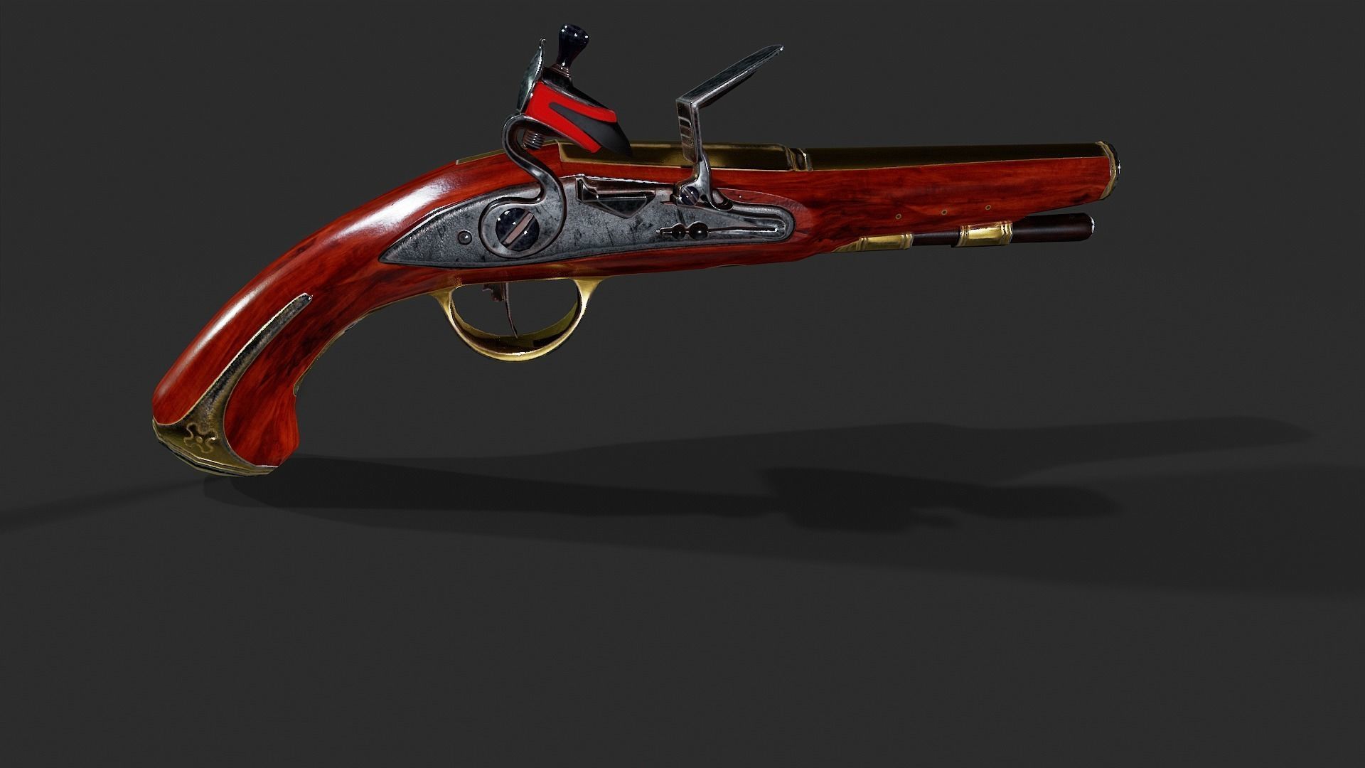 Flintlock - Low Poly Low-poly 3D model_23