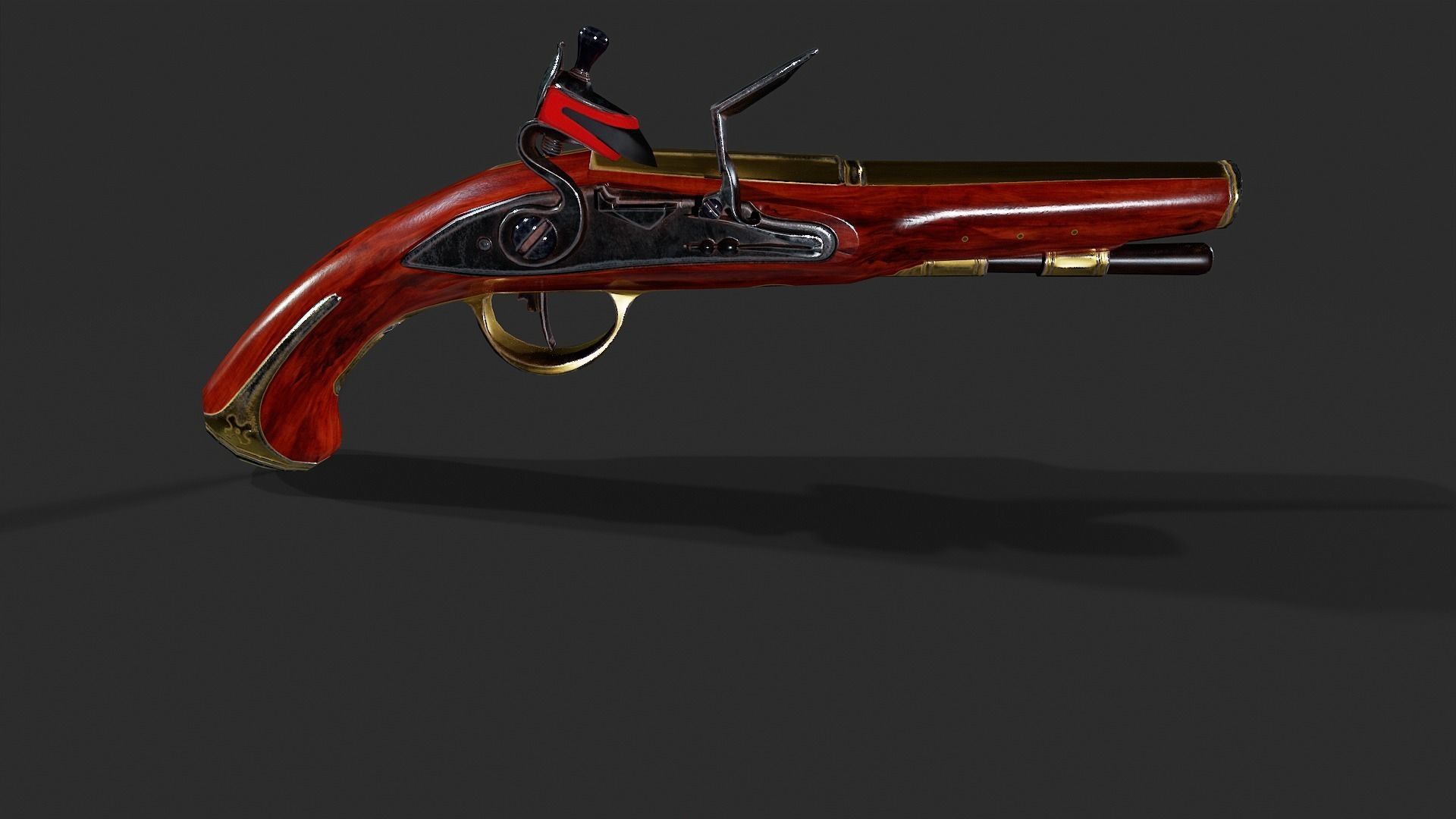 Flintlock - Low Poly Low-poly 3D model_21