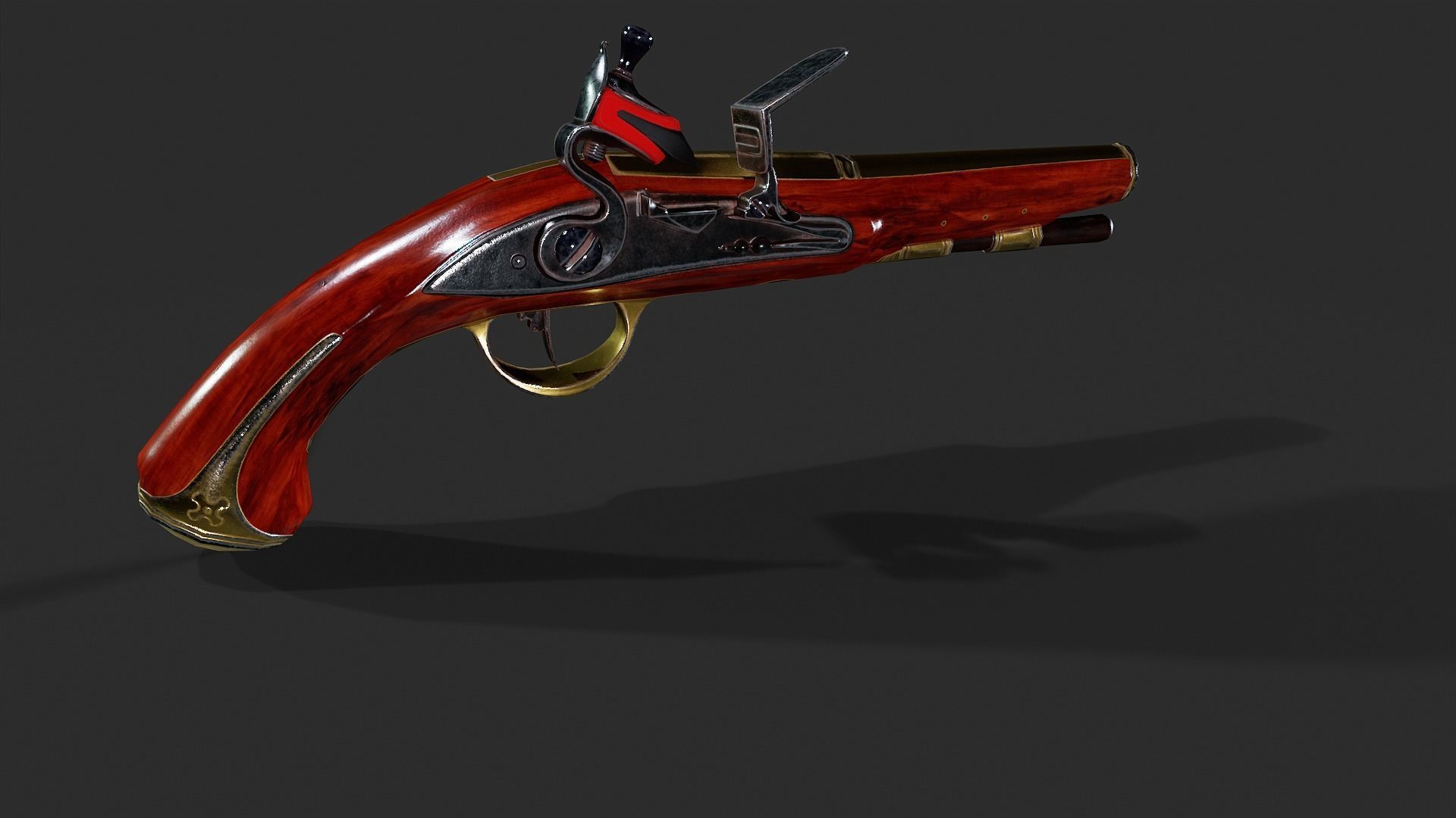 Flintlock - Low Poly Low-poly 3D model_24