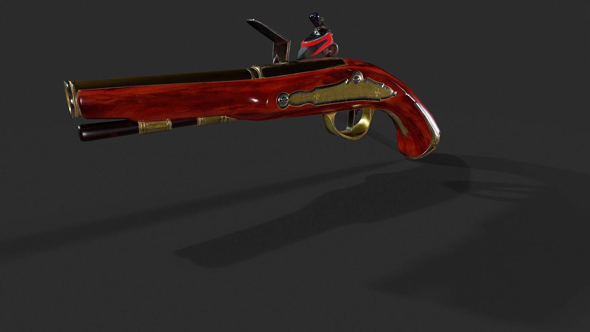 Flintlock - Low Poly Low-poly 3D model_8