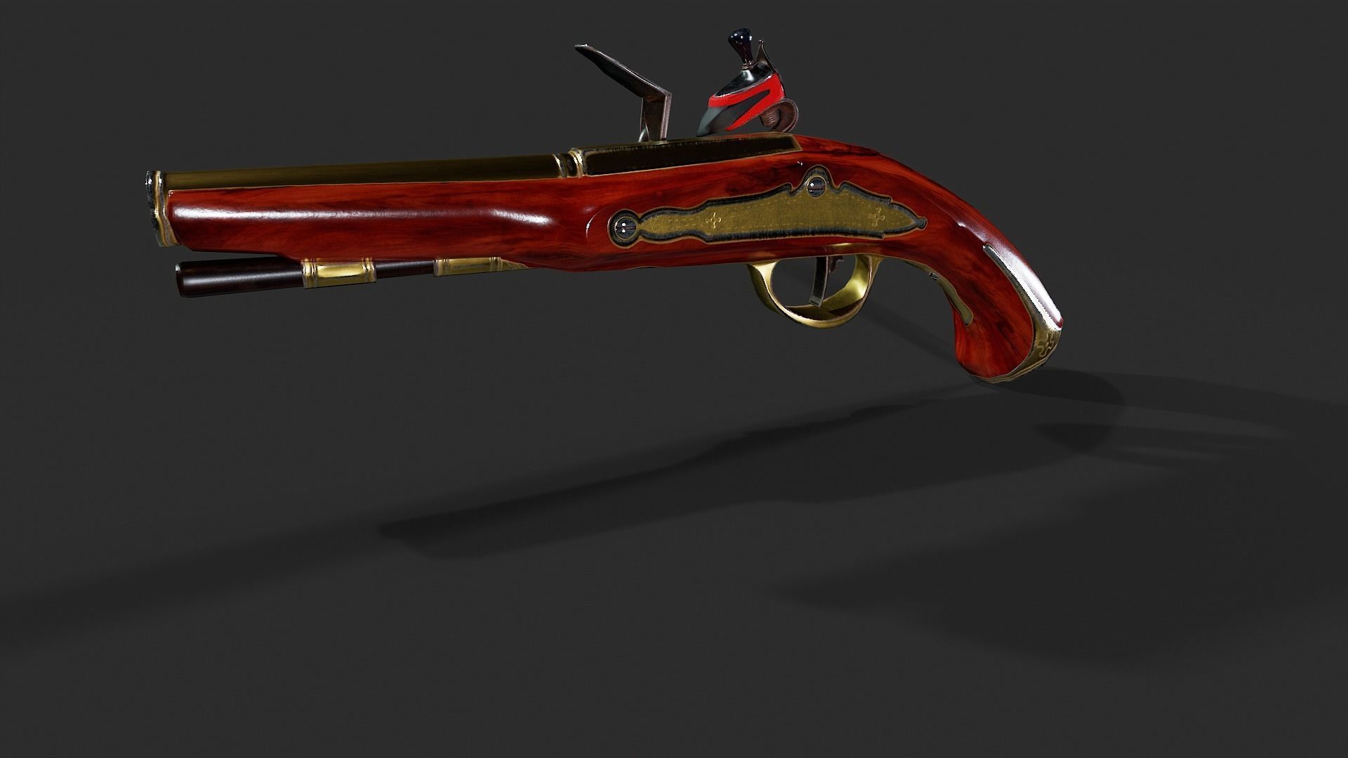 Flintlock - Low Poly Low-poly 3D model_7