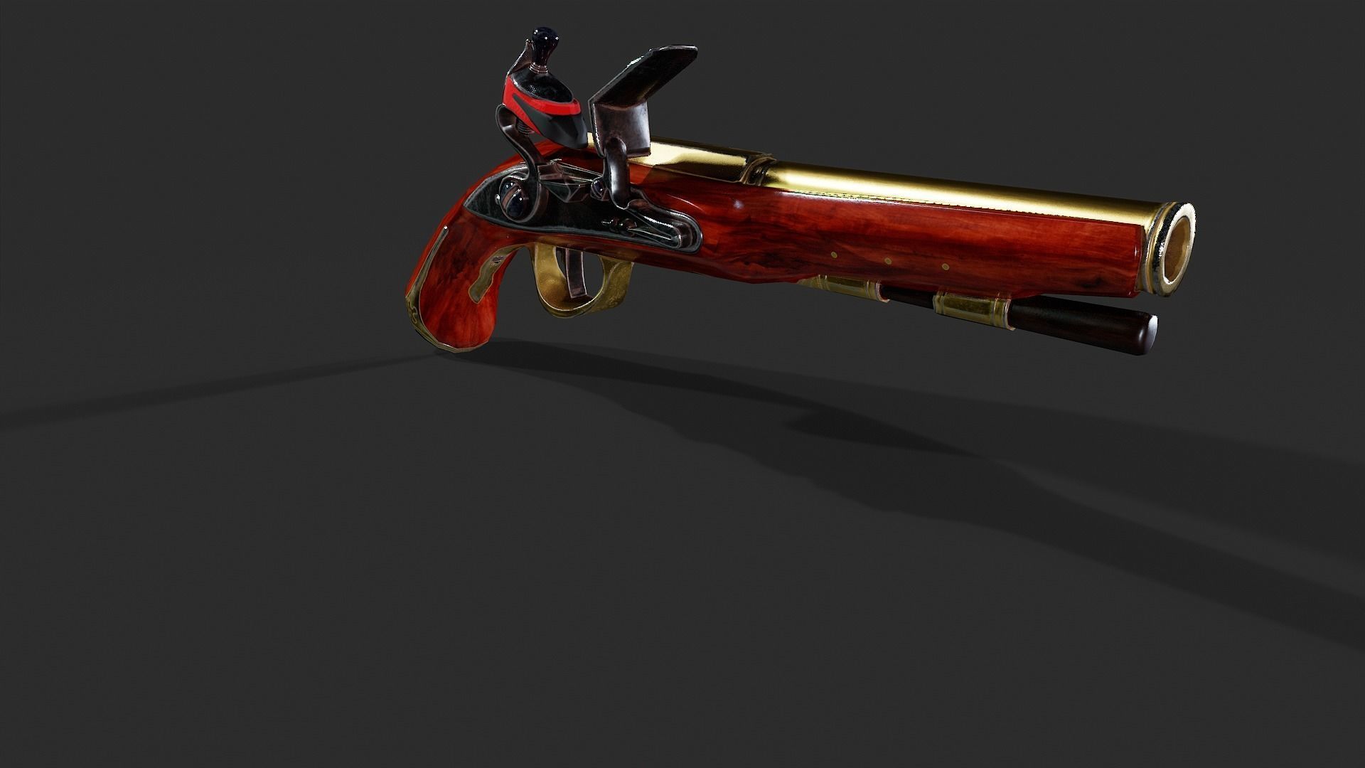 Flintlock - Low Poly Low-poly 3D model_17