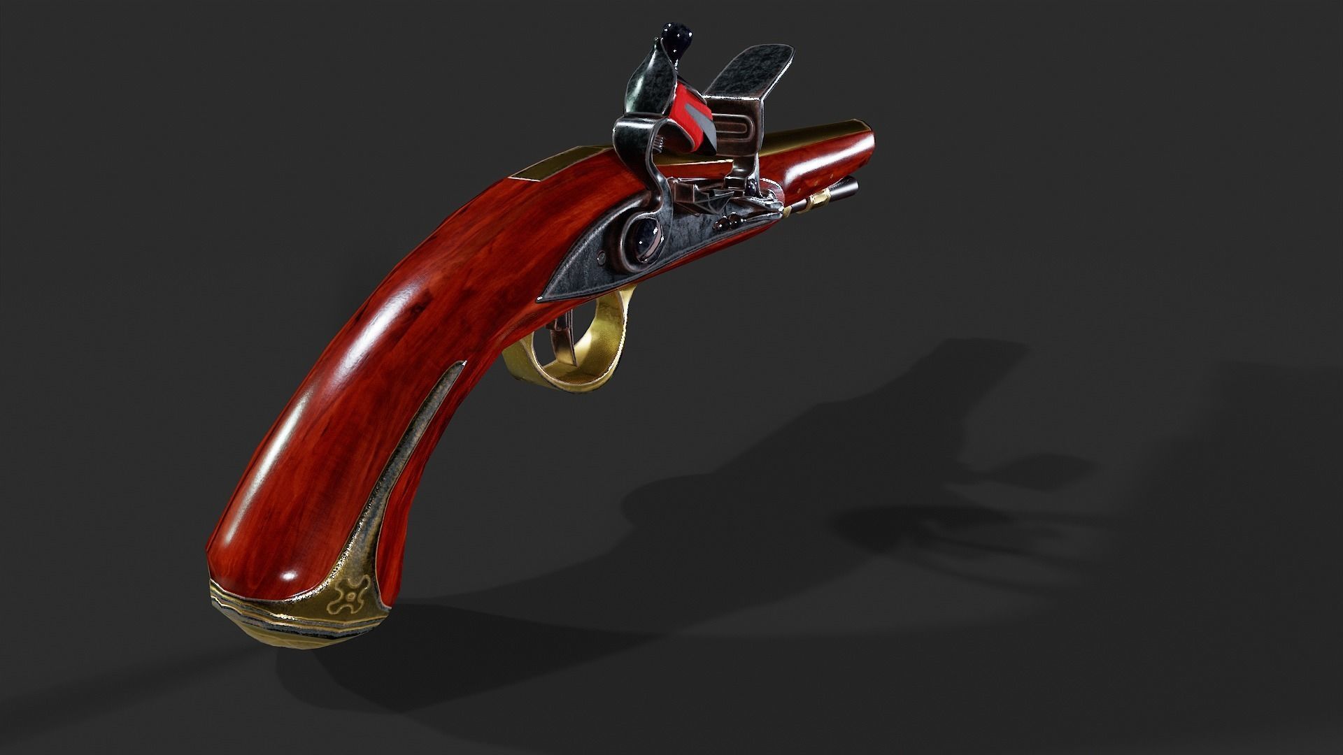 Flintlock - Low Poly Low-poly 3D model_27