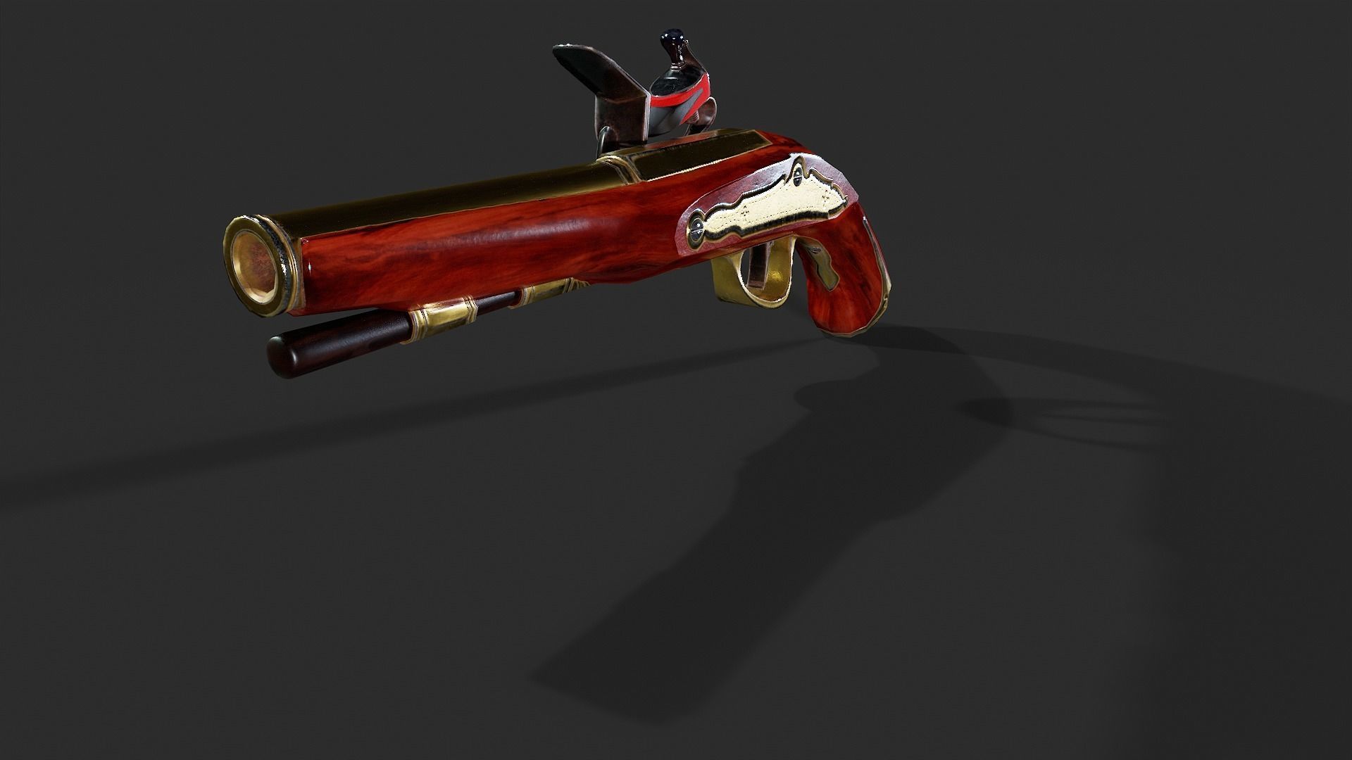Flintlock - Low Poly Low-poly 3D model_10