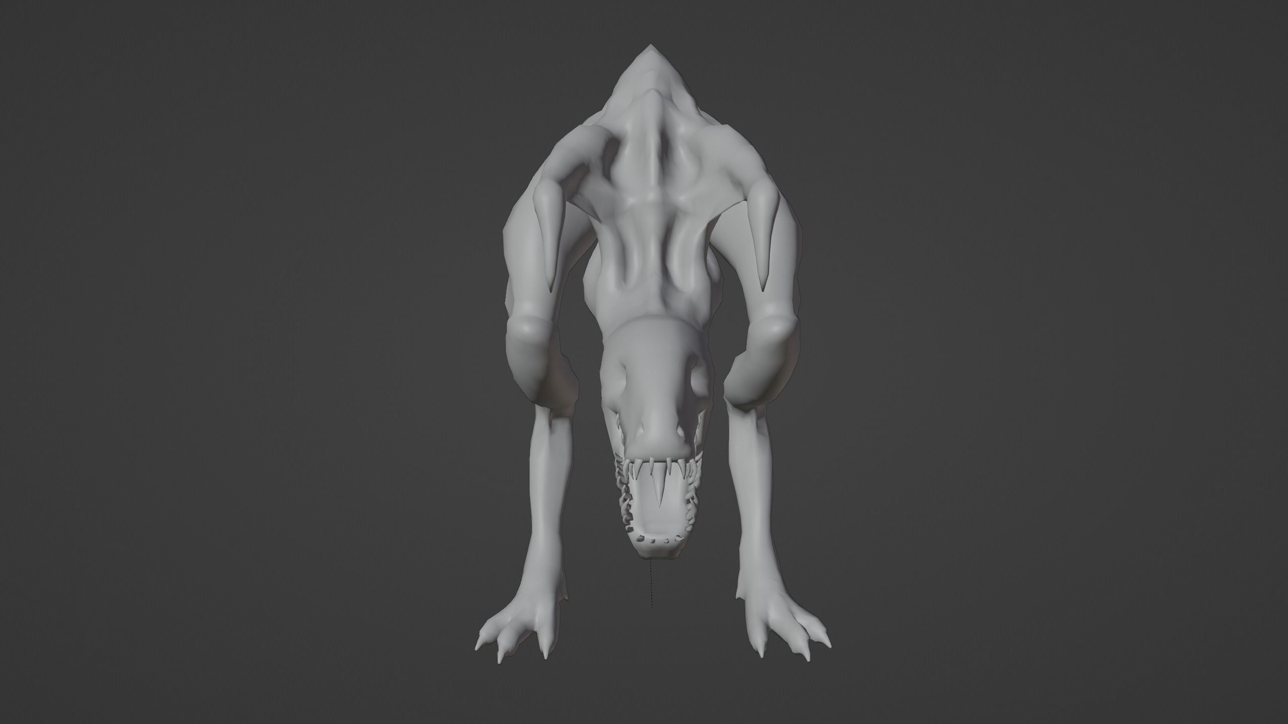 Monster PBR Low-poly 3D model_13