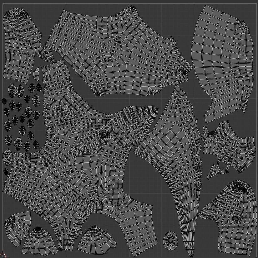 Monster PBR Low-poly 3D model_19