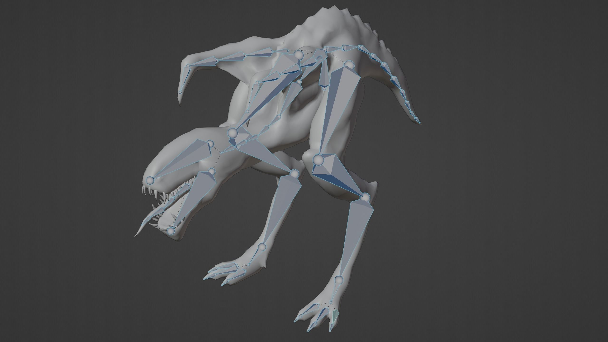 Monster PBR Low-poly 3D model_17