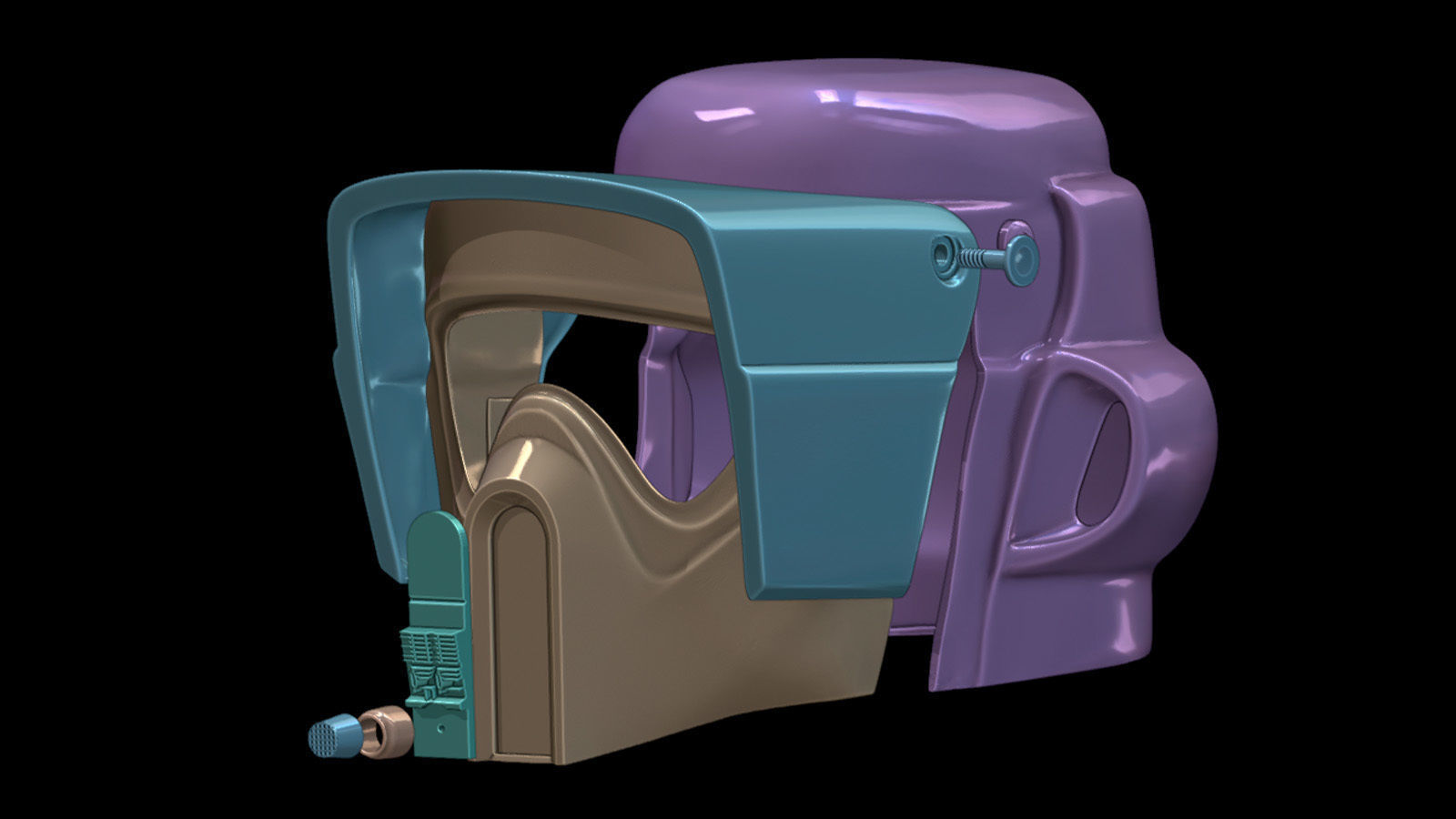 Scout Trooper Helmet 3D print model_4