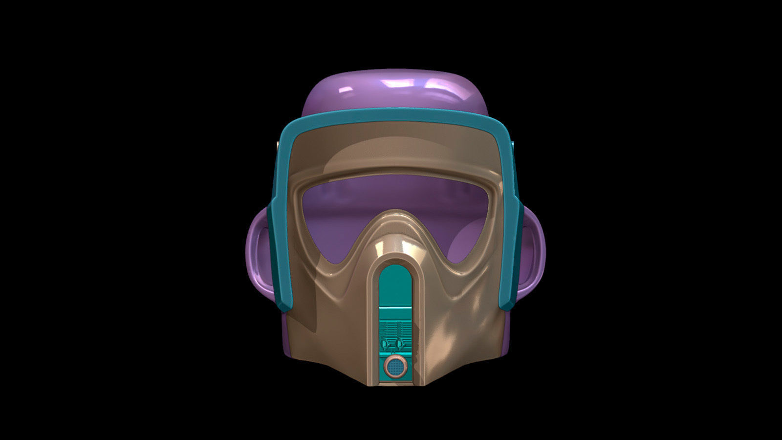 Scout Trooper Helmet 3D print model_2