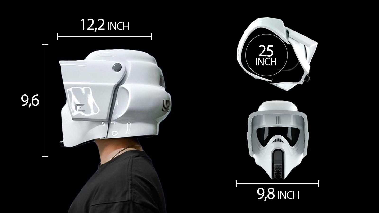 Scout Trooper Helmet 3D print model_1