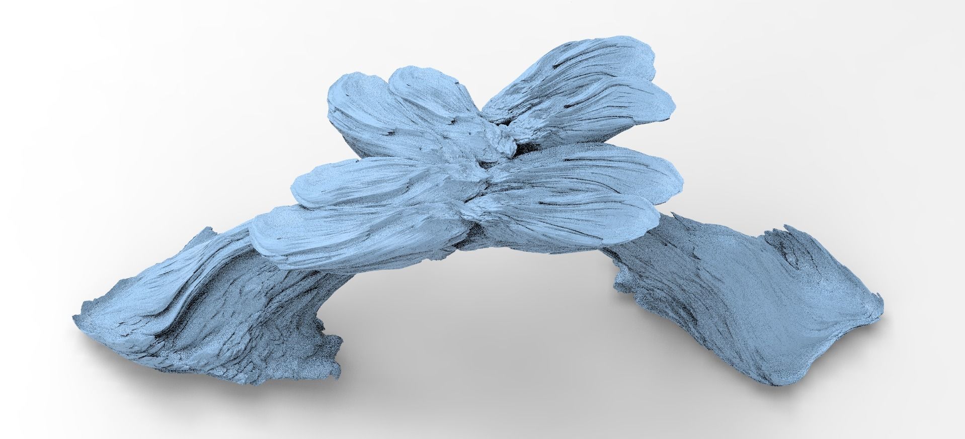 Sci fi Alien Mushroom rock 1 3D model_2