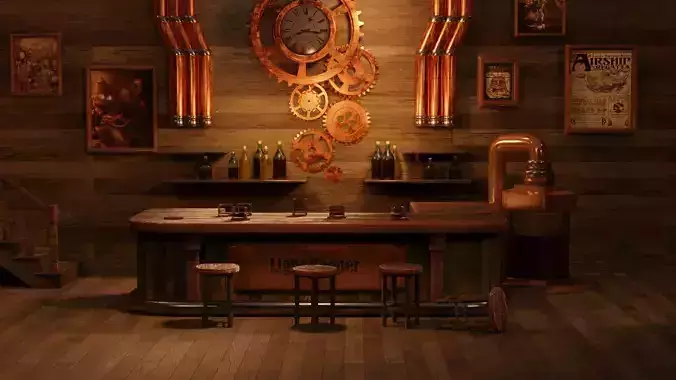 Steampunk Bar