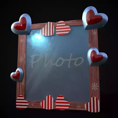 Valentines Hearts Picture Frame