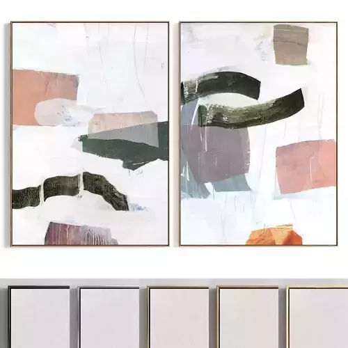 Plaster Two Photo Frame 280