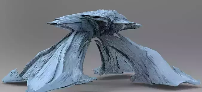 Sci fi Alien Mushroom rock 2