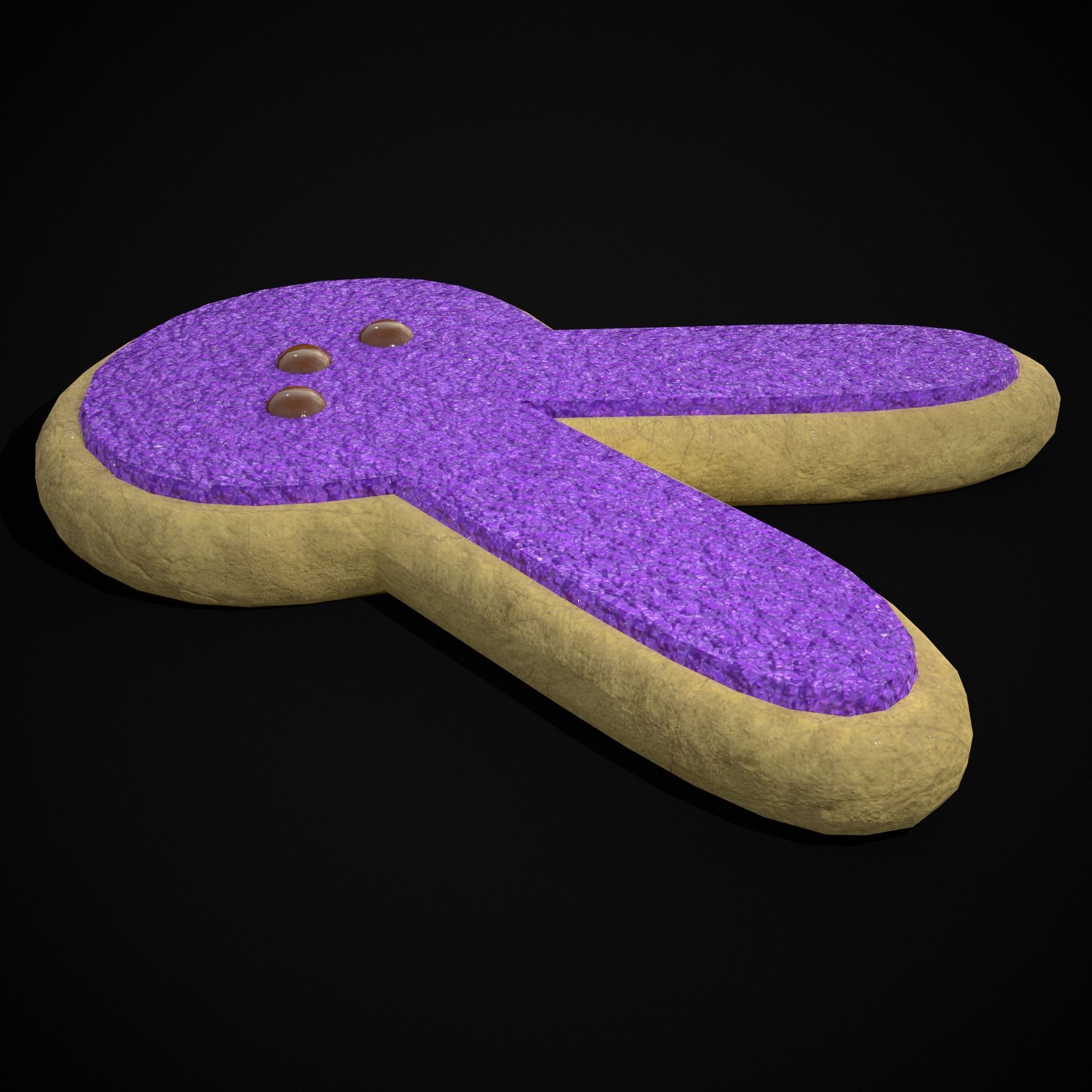 Bunny Easter Cookie Low-poly 3D model_31