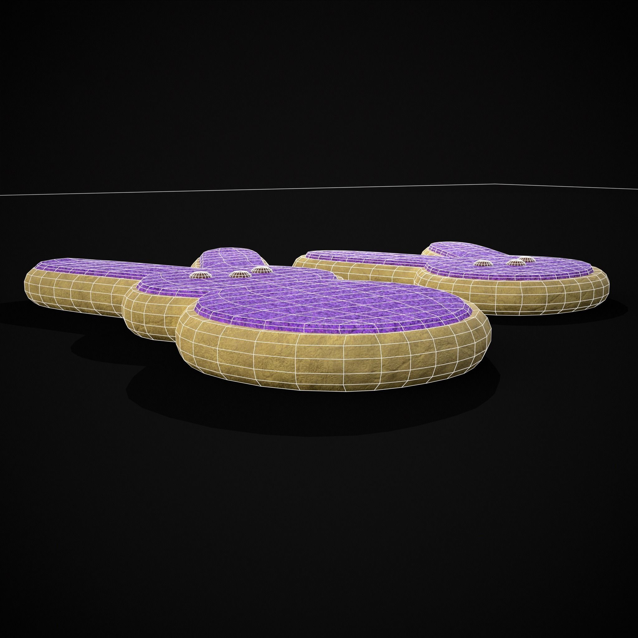 Bunny Easter Cookie Low-poly 3D model_6