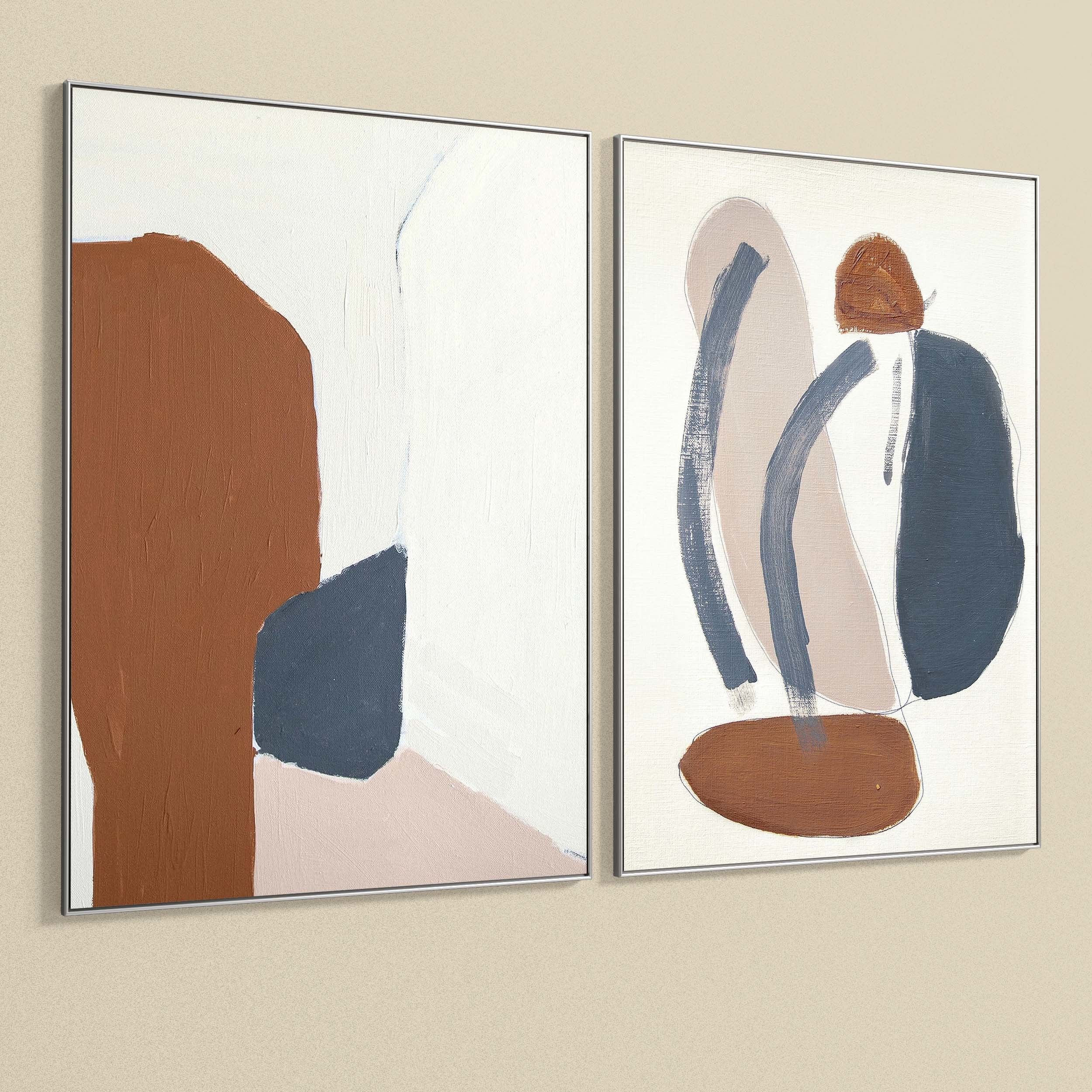 Plaster Two Photo Frame 281 Low-poly 3D model_4