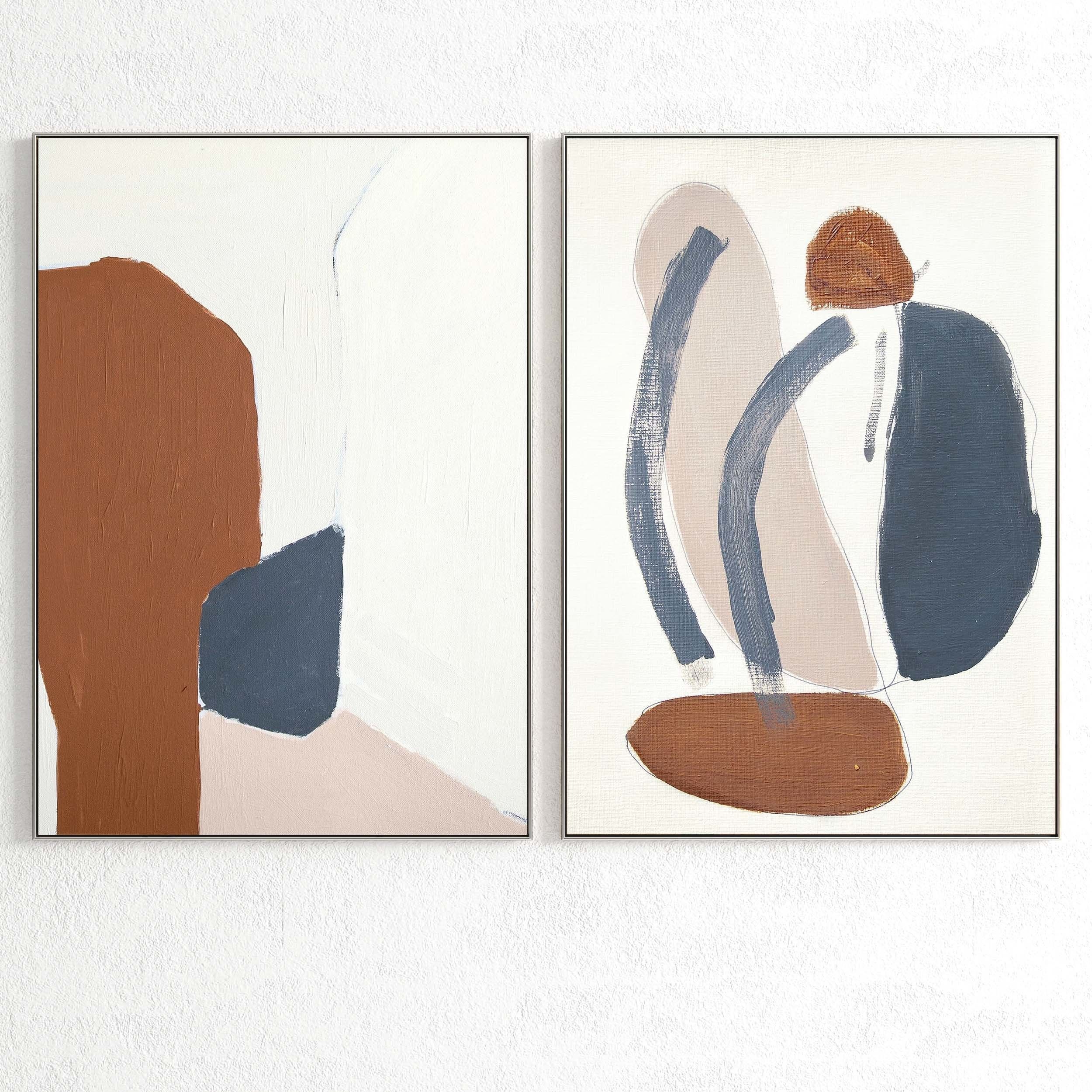 Plaster Two Photo Frame 281 Low-poly 3D model_1