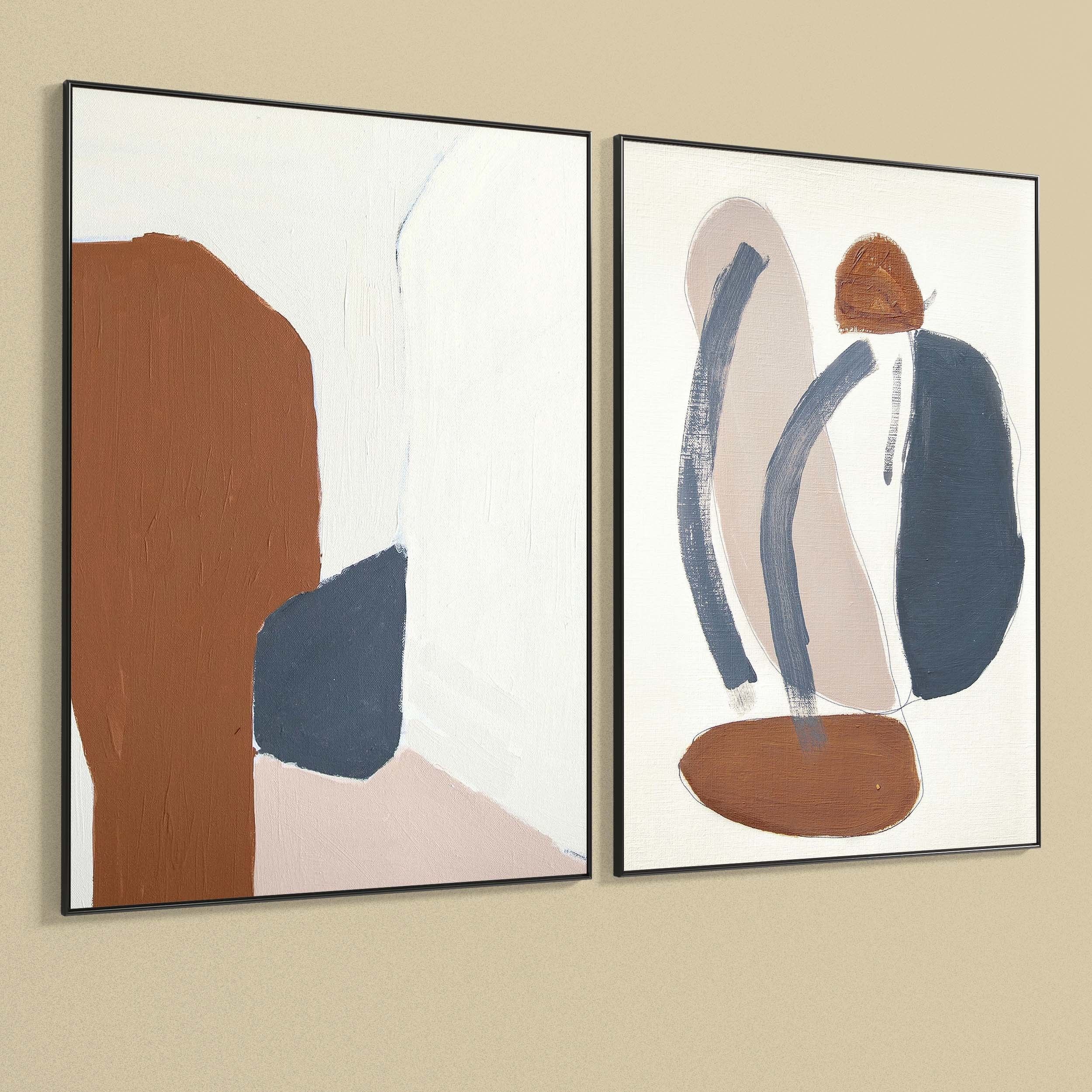 Plaster Two Photo Frame 281 Low-poly 3D model_5