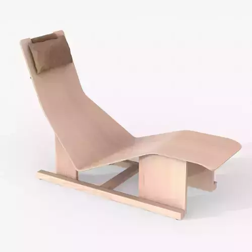 Lounge Chair in fir wood