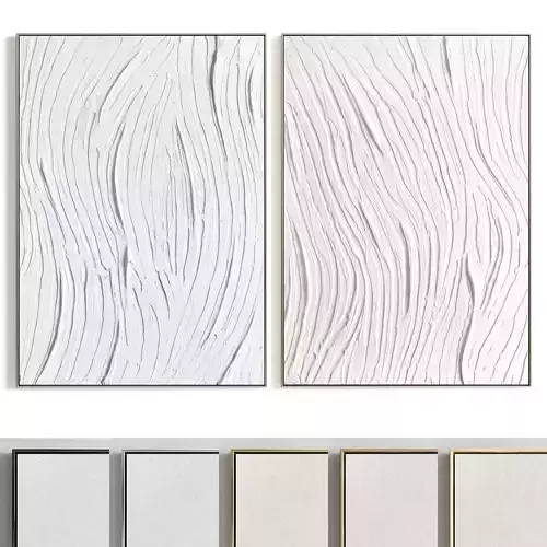 Plaster Two Photo Frame 282