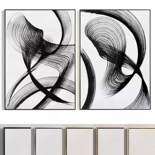 Plaster Two Photo Frame 283