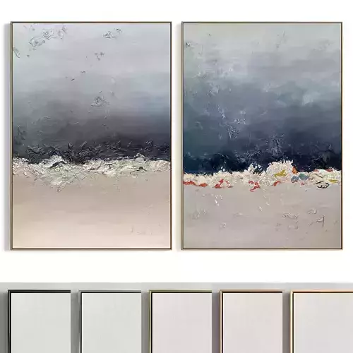 Plaster Two Photo Frame 286